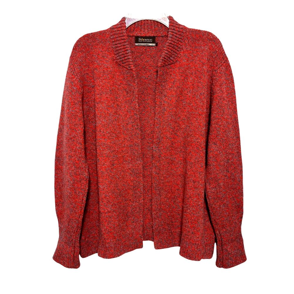 Fisherman Out Of Ireland Merino Wool Cashmere Cardigan